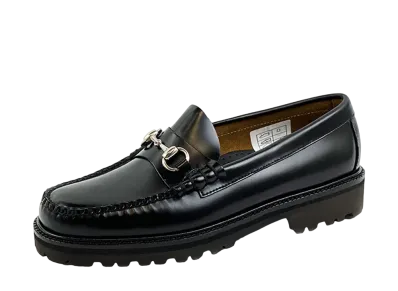 G.H.BASS Loafer Lincoln High Shine Leather "Black" 11530