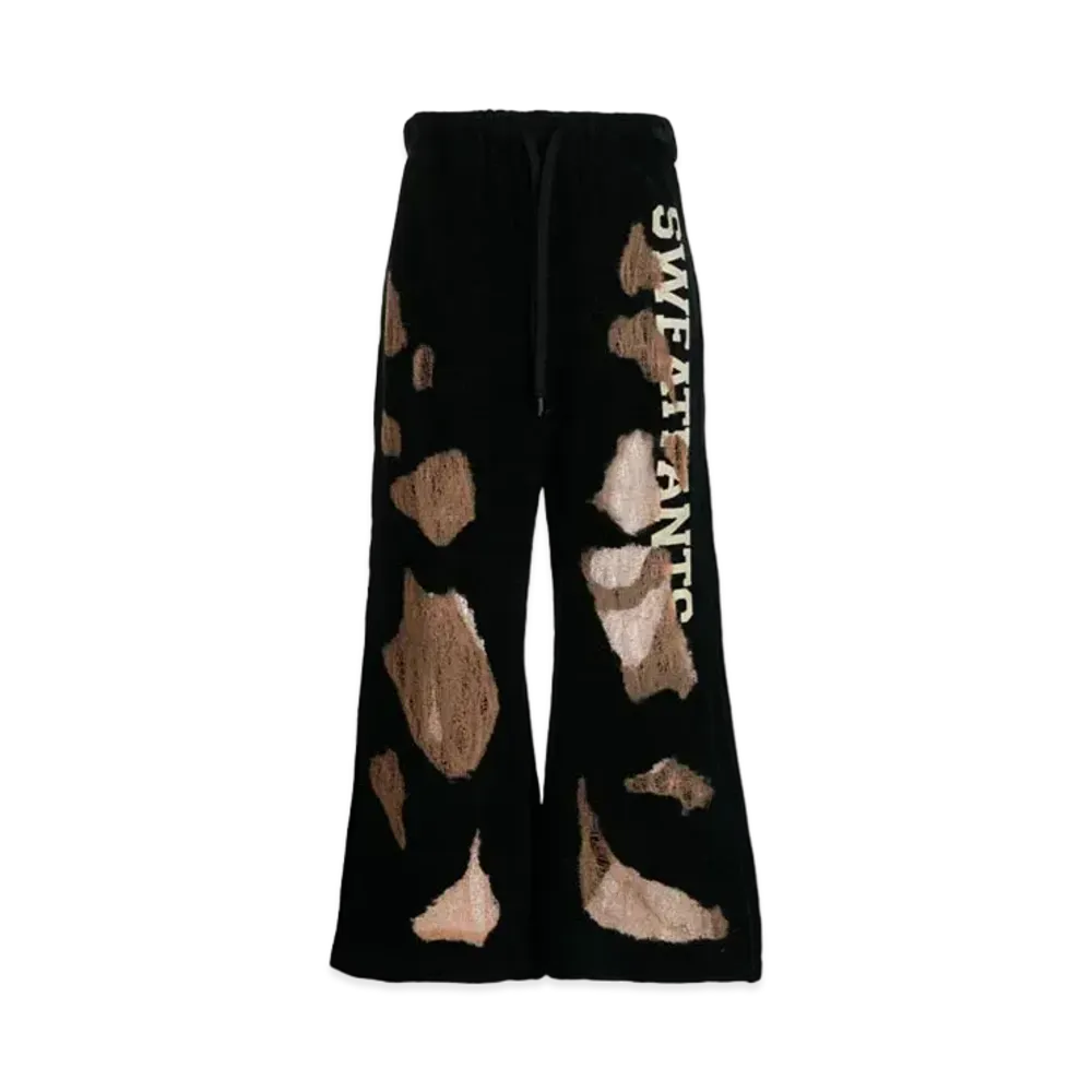 doublet Damag Wide Track Pants "Black"