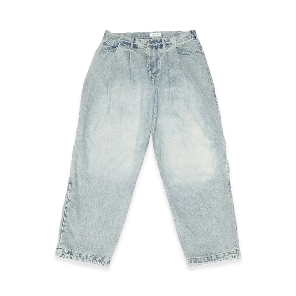 ALOUND Twotuck Zip Denim Pants "Indigo"