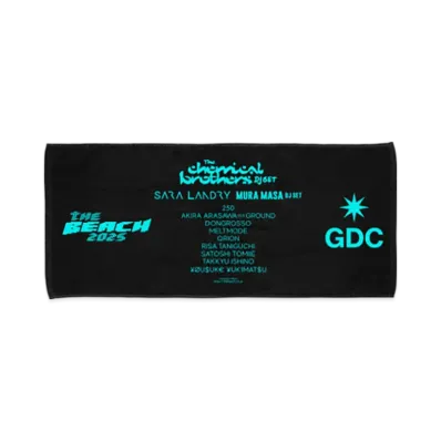 GDC x Beach2025 Collabo Towel "Black"