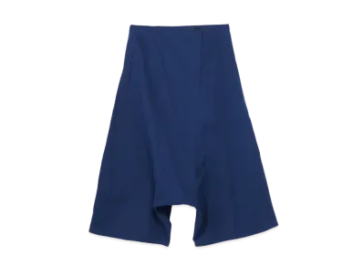Yohji Yamamoto Y's TWILL WAIST LACE SAROUEL PANTS "Navy"