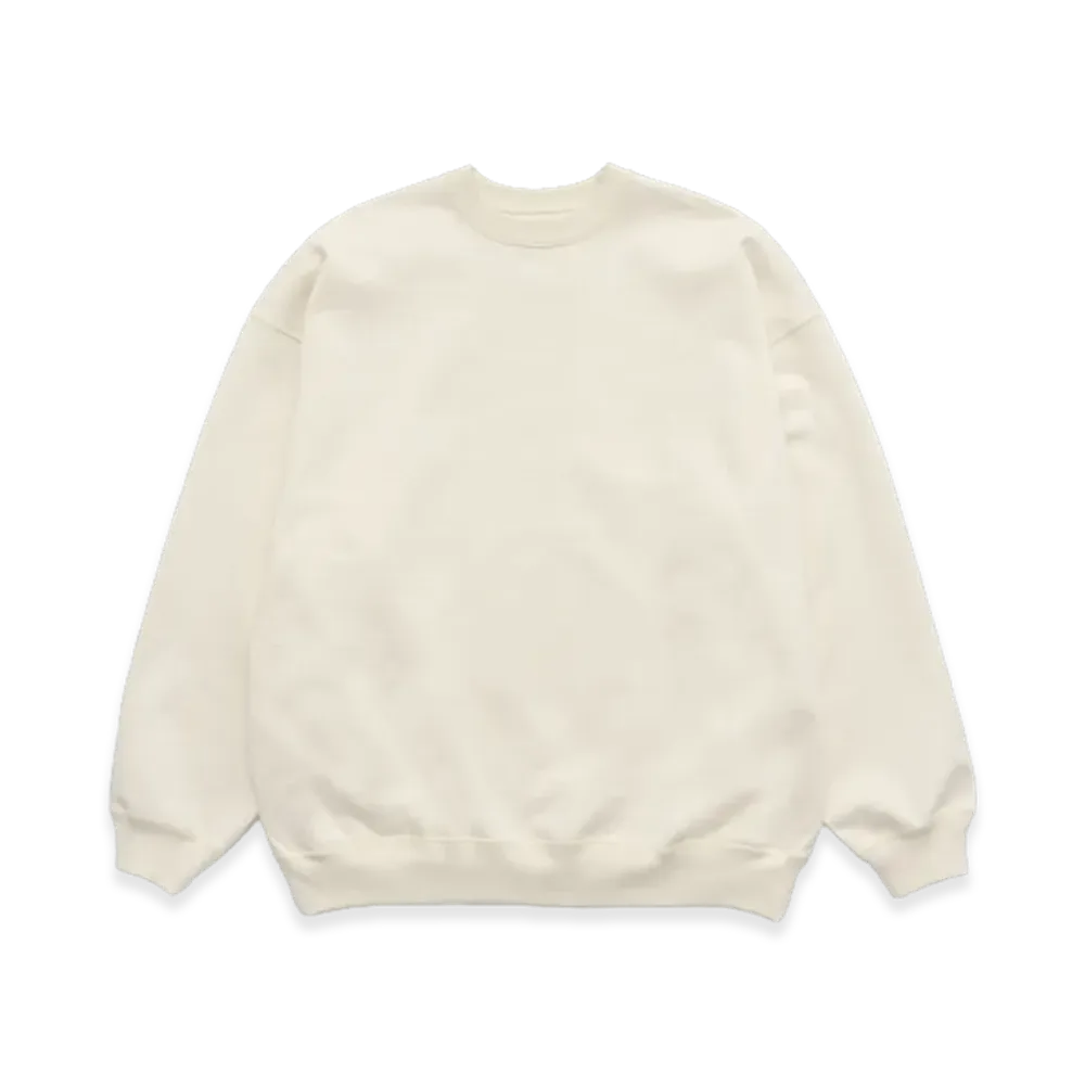 Graphpaper minus Organic Cotton Terry Crew Neck Sweat "Natural"