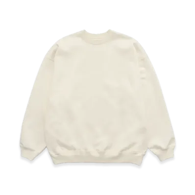 Graphpaper minus Organic Cotton Terry Crew Neck Sweat "Natural"