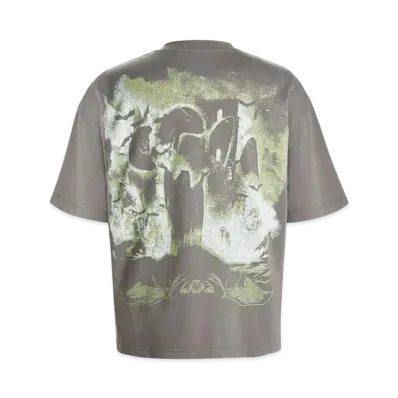 The Boy Has No Patience Blood Moon Castle S/S Tee "Grey"