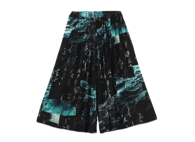 Yohji Yamamoto Y's RAYON R61 CALLIGRAPHY PANTS "Black"