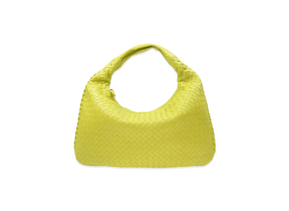 Bottega Veneta Lambskin Hand Bag "Yellow"