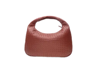Bottega Veneta Lambskin Hand Bag "Red"