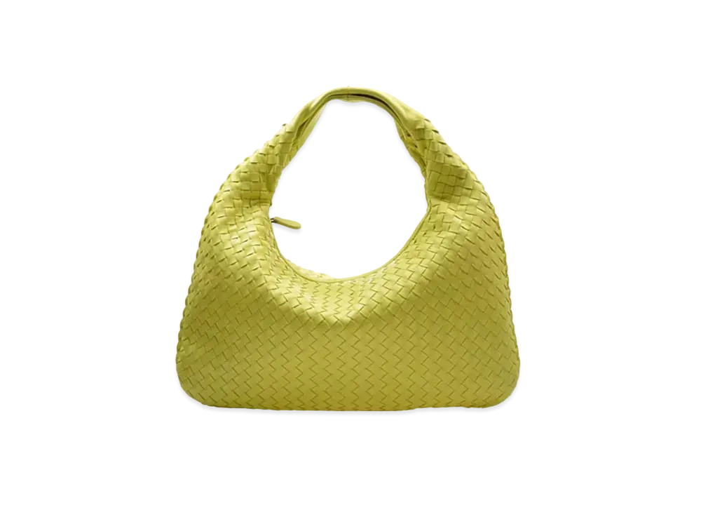 Bottega Veneta Lambskin Hand Bag "Yellow"