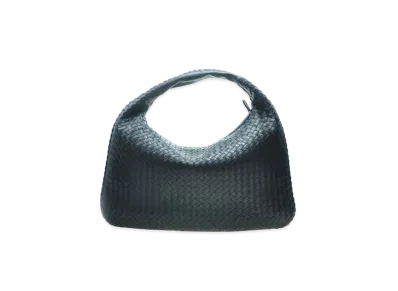 Bottega Veneta Lambskin Hand Bag "Dark Blue"