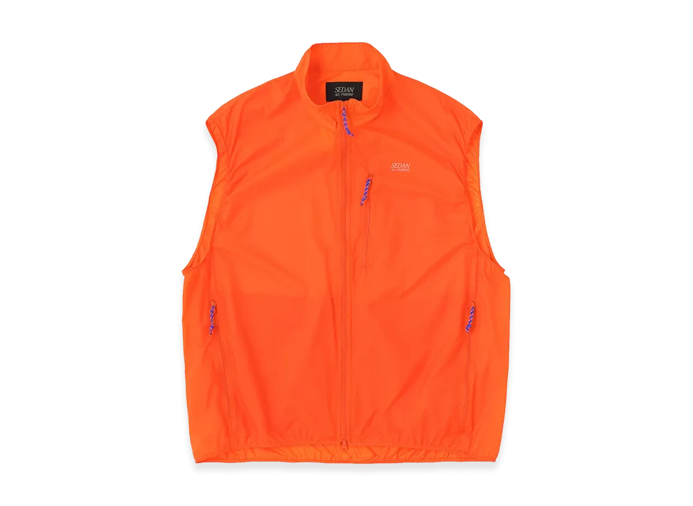 SEDAN ALL-PURPOSE Super Light Packable Vest "Pop Orange"
