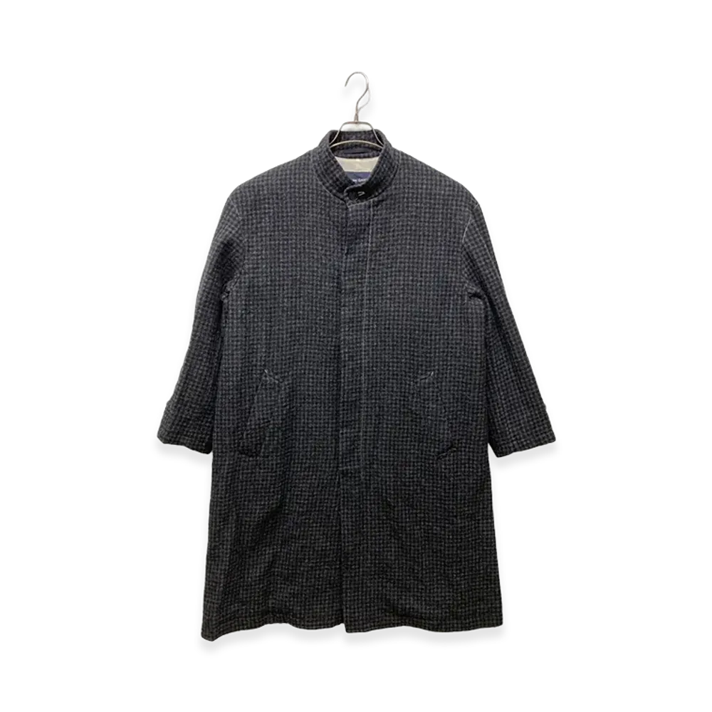COMME des GARCONS HOMME Milled Wool Coat "Black"
