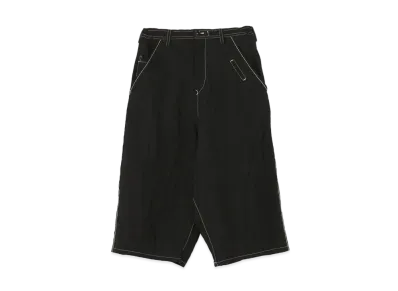 Yohji Yamamoto Y's COTTON TYPEWRITER CLOTH PANTS "Black"