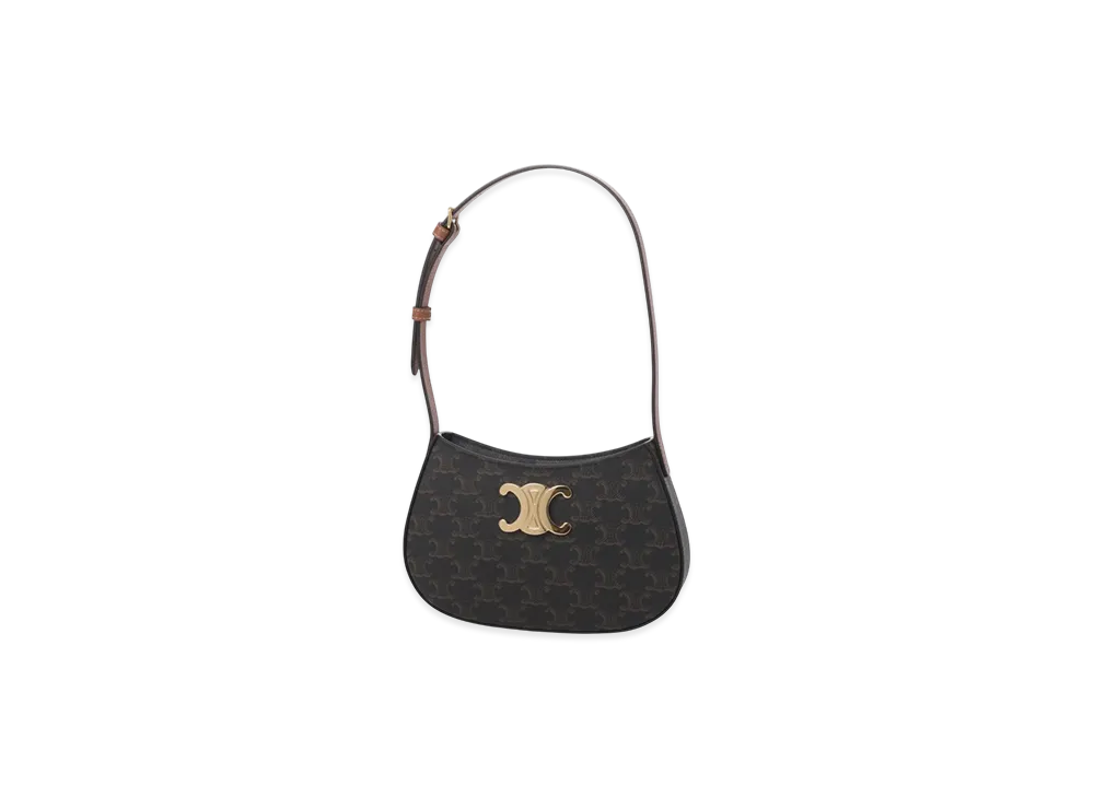 CELINE Medium Tilly Triomphe Canvas "Tan"