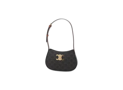 CELINE Medium Tilly Triomphe Canvas "Tan"