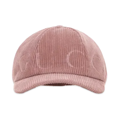 GUCCI Women's Corduroy Baseball Cap "Pink"