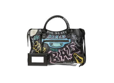 BALENCIAGA Handbag Lambskin "Black"