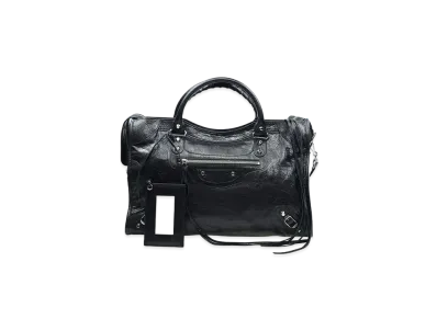 BALENCIAGA Handbag Lambskin "Black"