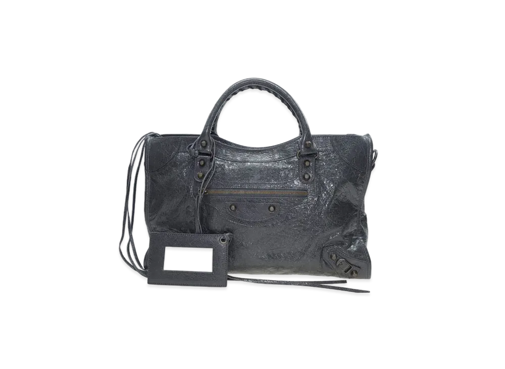 BALENCIAGA Handbag Lambskin "Dark Grey"