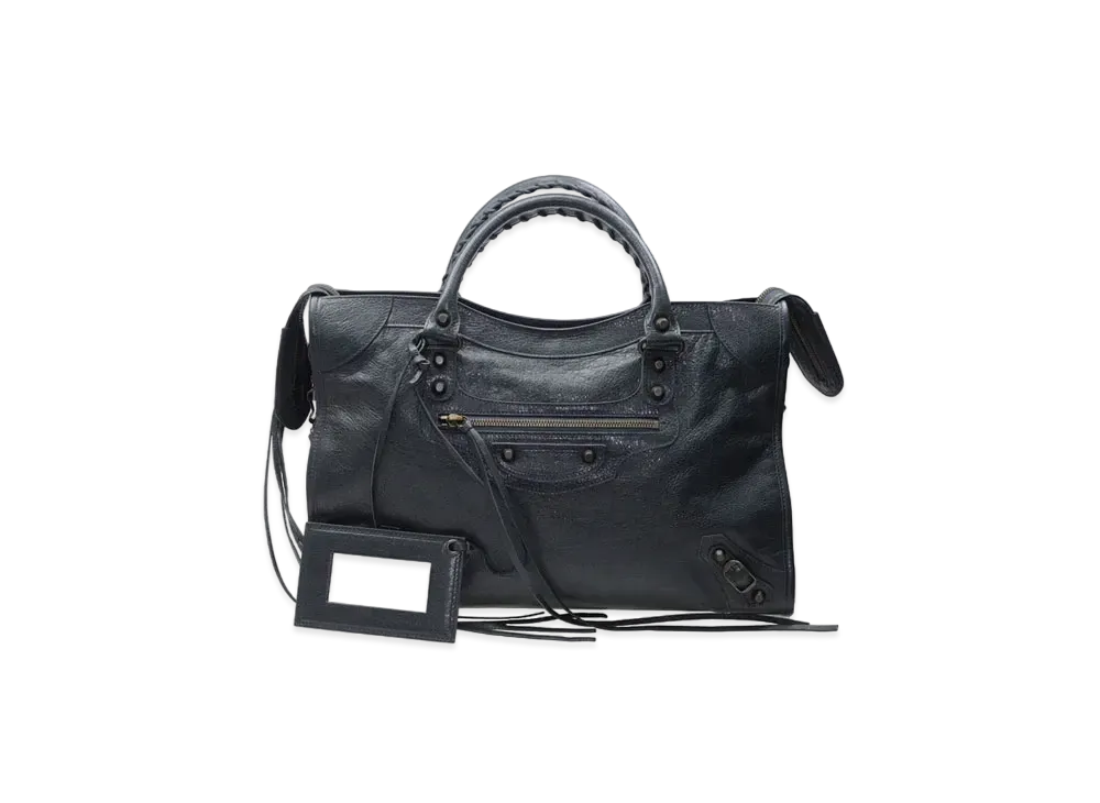 BALENCIAGA Handbag Lambskin "Grey"
