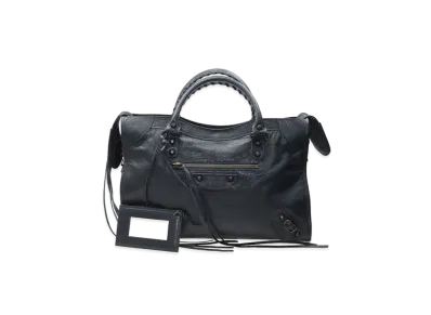 BALENCIAGA Handbag Lambskin "Grey"