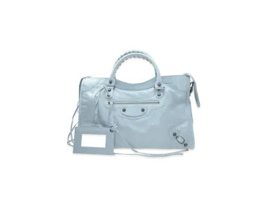 BALENCIAGA Handbag Lambskin "Light Blue"