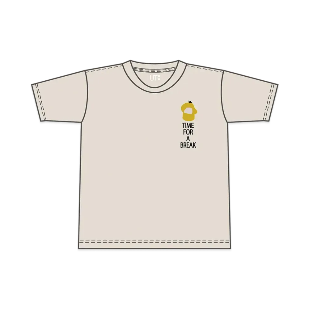 Uniqlo Women Pokemon All Stars UT Graphic T-Shirt Psyduck "Natural"