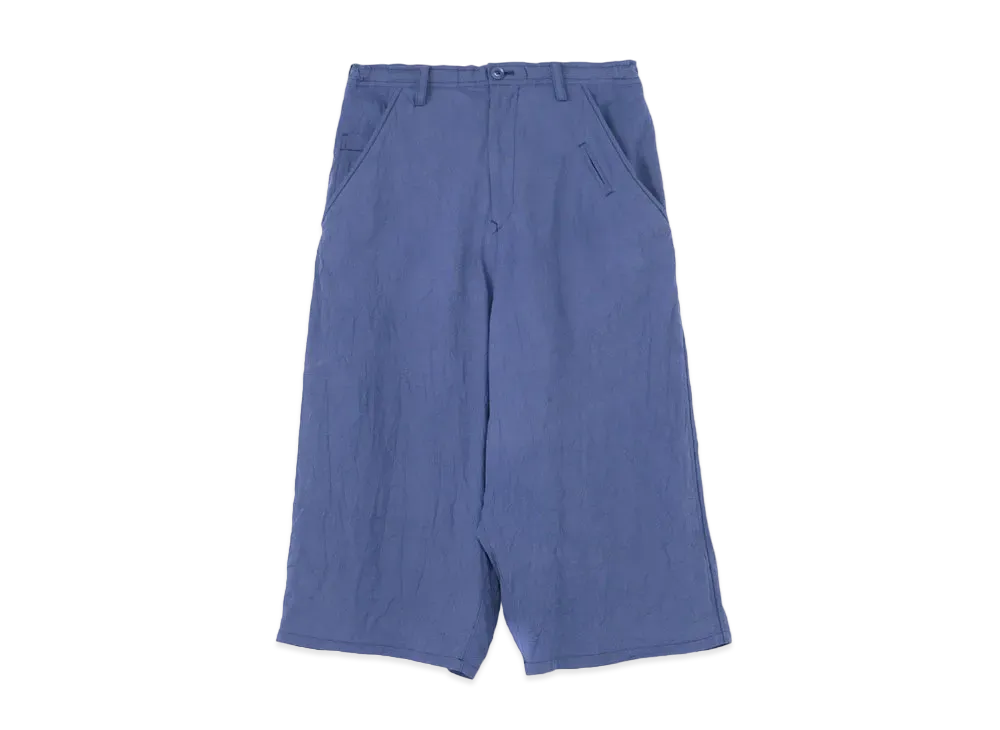 Yohji Yamamoto Y's COTTON TYPEWRITER CLOTH PANTS "Blue"