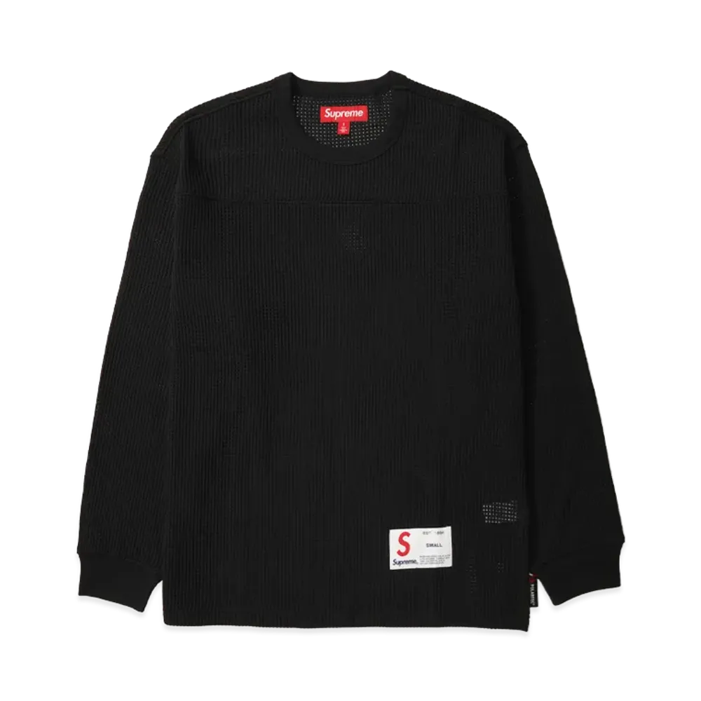 Supreme Polartec Mesh L/S Football Top "Black"