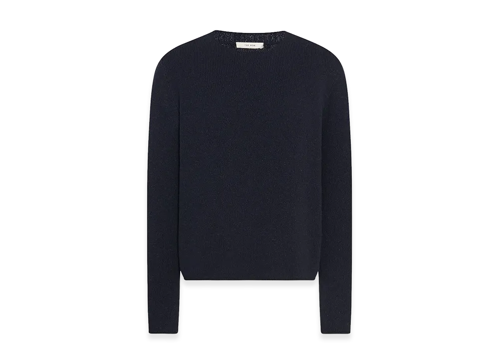 The Row Nikola Wool Top "Dark Navy"