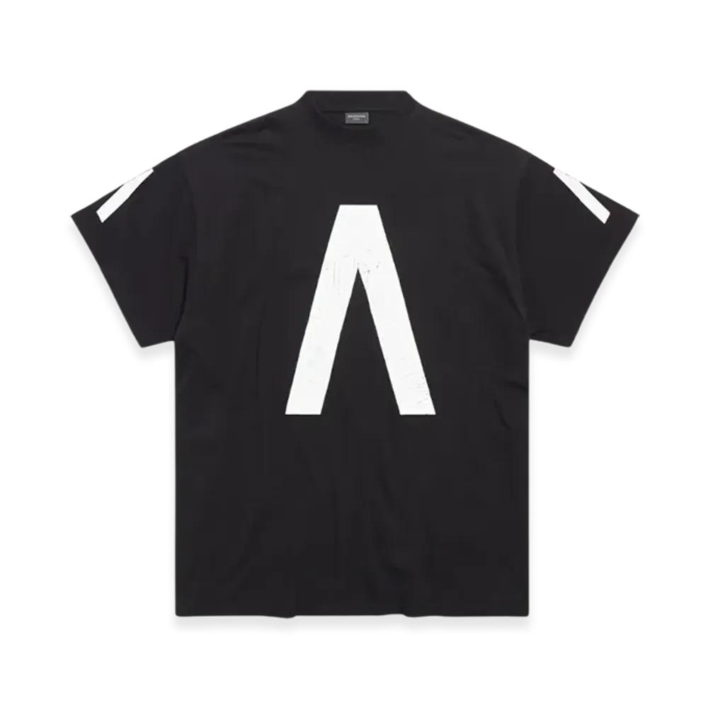 BALENCIAGA Music Archive Series Connected T-Shirt Oversized "Black White"