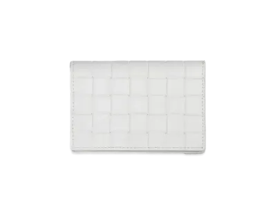 Bottega Veneta Business Card Holder "White"