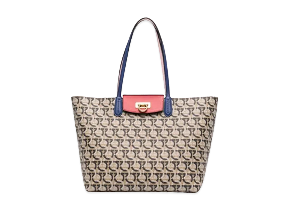 Salvatore Ferragamo Gancini Tote Bag (S) "Multicolor"