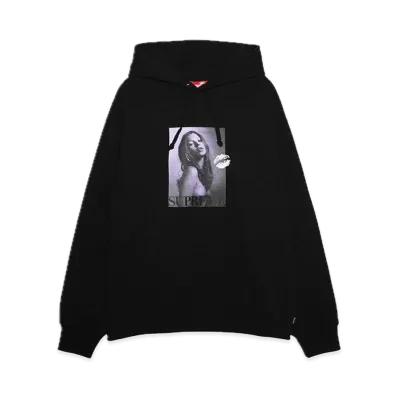 Supreme Kate Moss Hooded Sweatshirt "Black"
