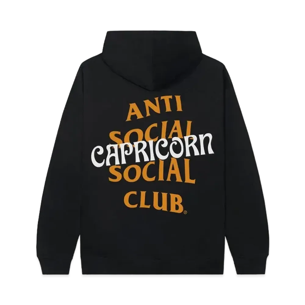 ANTI SOCIAL SOCIAL CLUB Capricorn Hoodie "Black"