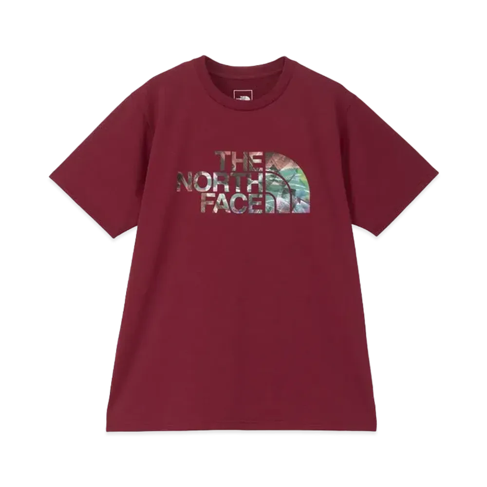 The North Face Short Sleeve Digital Logo Tee "Beetroot"