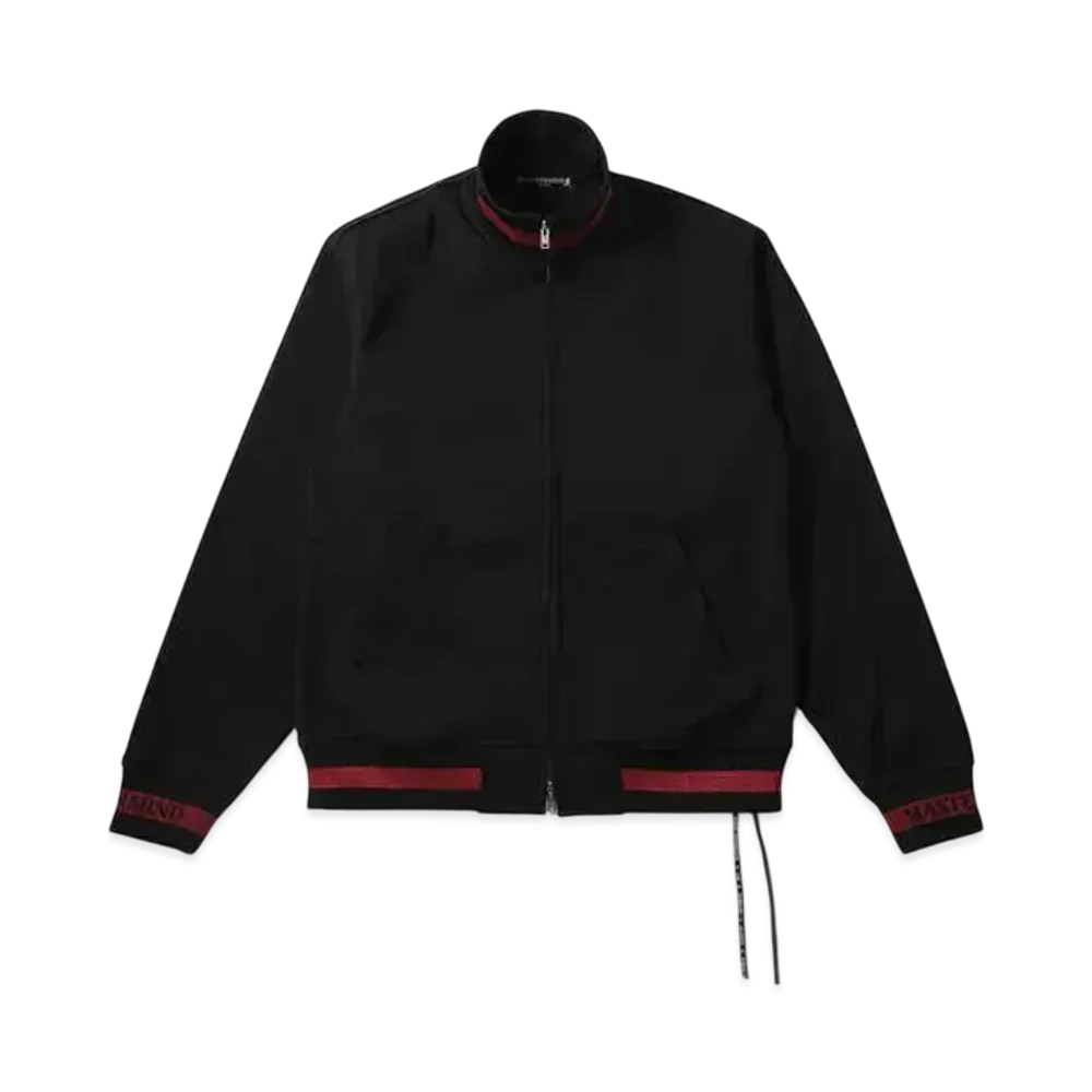 mastermind WORLD Colorribbed Track Jacket "Black Red"