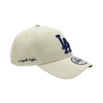 NEW ERA x THE CAP 'ONE STONE' 9Forty Los Angeles Dodgers "Stone White"