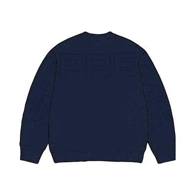 Supreme Pilled Sweater "Navy"