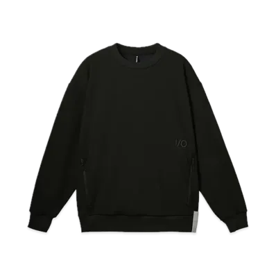 DESCENTE ALLTERRAIN Sweatshirt Crew Neck "Smoke Black"