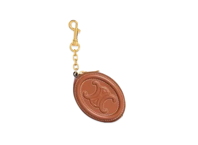 CELINE Purse with Hook Cuir Triomphe in Smooth Calfskin "Tan"