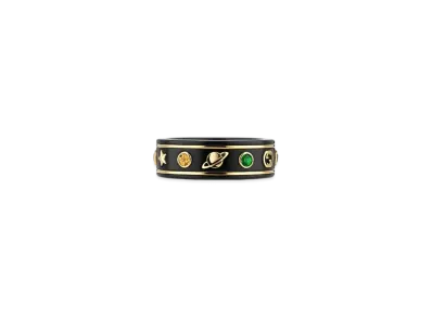 GUCCI Icon Ring With Gemstones "Black"