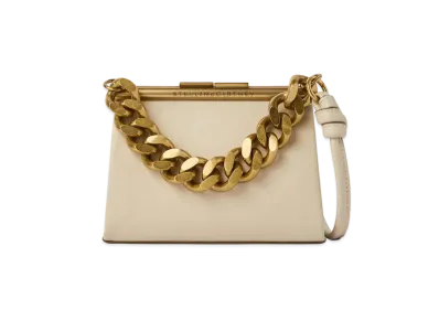 Stella McCartney Small Chunky Chain Bag "Cream"