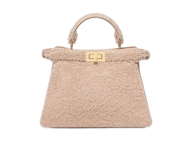 FENDI Peekaboo Iseeu Small Sheepskin Bag "Pink"