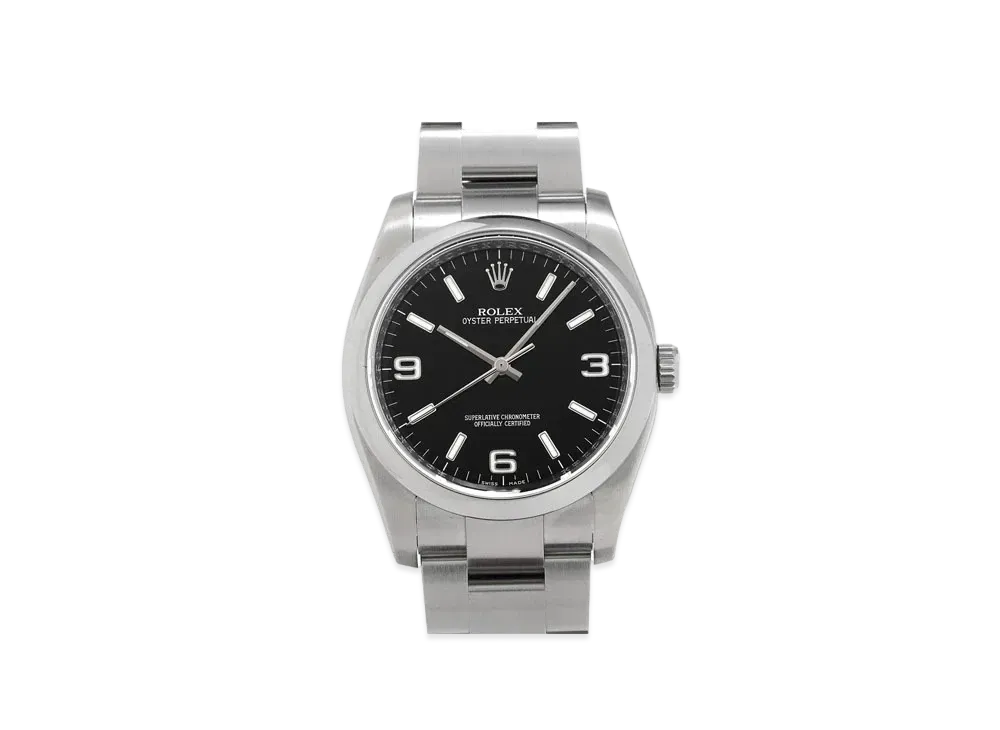 ROLEX Oyster Perpetual "Black/369/Stainless Steel"
