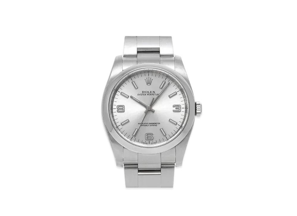 ROLEX Oyster Perpetual "Silver/369/Stainless Steel"
