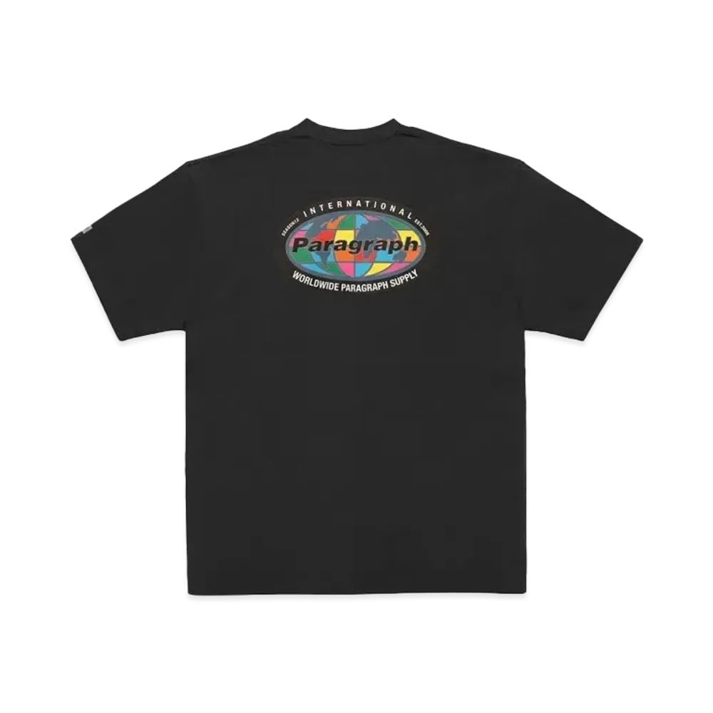 Paragraph Colorful Earth Logo T Shirt "Black"