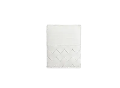 Bottega Veneta Zipped Card Holder "White"
