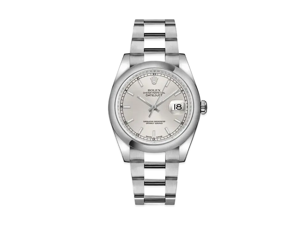 ROLEX Datejust 36 "Silver/Stainless Steel"