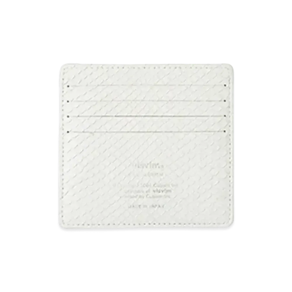 visvim CARD CASE "White"