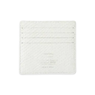 visvim CARD CASE "White"